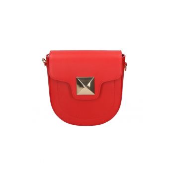 Geanta crossbody din piele cu bareta detasabila