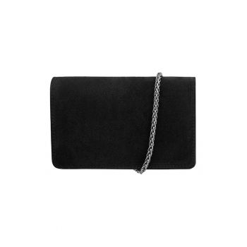 Geanta crossbody din piele si piele intoarsa