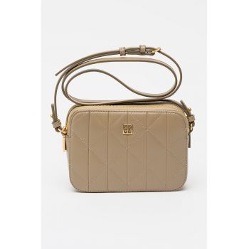 Geanta crossbody matlasata - Maro taupe