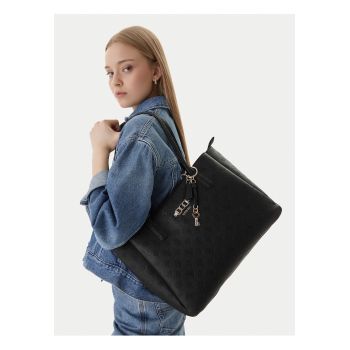 Geanta dama -  ecologica - neagra - One Size INTL
