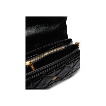 Geanta dama -  piele ecologica - negru - One Size INTL