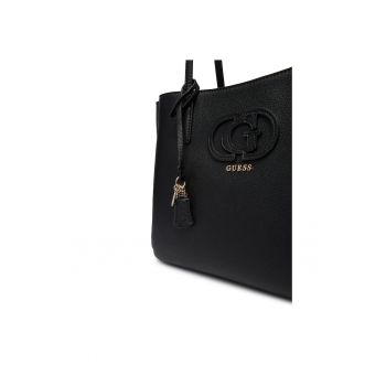 Geanta dama -  piele ecologica - negru - One Size INTL