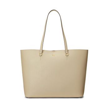 Geanta dama -  piele naturala - bej - One Size - Bej