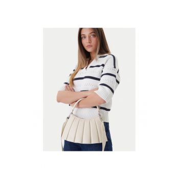 Geanta dama -  piele naturala - rosie - One Size INTL