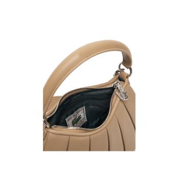 Geanta dama -  piele naturala - roz - One Size INTL