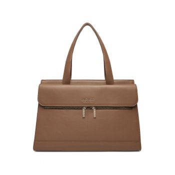 Geanta dama -  tkanina - One Size - set cu sac de praf sbdsafi saszeta - Bej