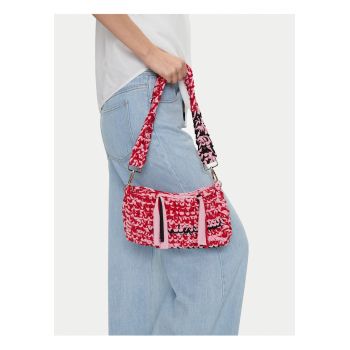 Geanta dama -  tkanina - roz - One Size INTL