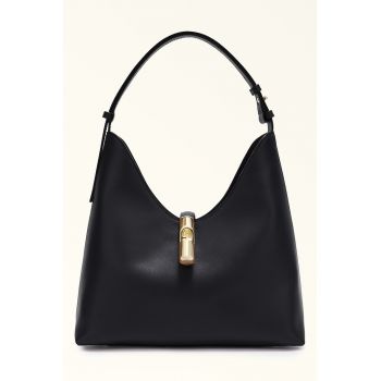Geanta de piele - 345874 - Negru - 30x30.5x16