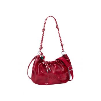 Geanta  Half Logo Waverly - Rosu - 40x12.5x20.5 cm