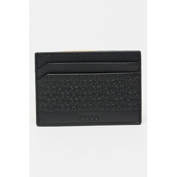 Portcart de piele Ethon - Negru