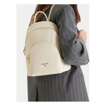 Rucsac  piele naturala - bej - One Size INTL