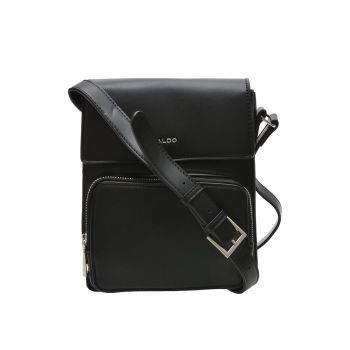 Geanta ALDO neagra, NILES 001, din piele ecologica