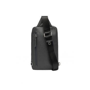 Geanta barbati  BWH HMMICT P5426 - din piele ecologica - neagra