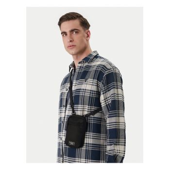Geanta barbati -  material textil - negru - One Size INTL
