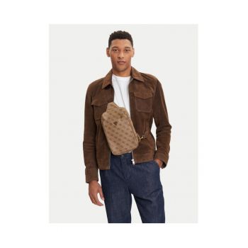 Geanta barbati  WUE HMMILO P5226 - piele ecologica - culoare neagra
