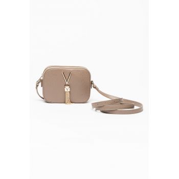 Geanta crossbody de piele ecologica Divina - Maro taupe