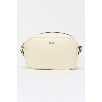Geanta crossbody de piele Sandy - Crem