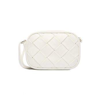 Geanta crossbody -  material sintetic - alb - One Size INTL