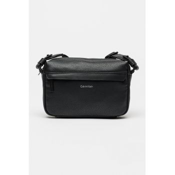 Geanta crossbody textila - Negru