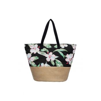 Geanta cu maner Waikiki Life - Verde/Negru/Maro nisip