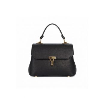 Geanta dama Grace -  piele naturala - negru