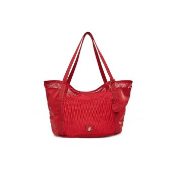 Geanta dama  model WENN-01 - rosie - din material textil.