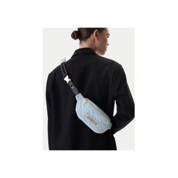 Geanta dama -  piele ecologica - albastra - One Size INTL