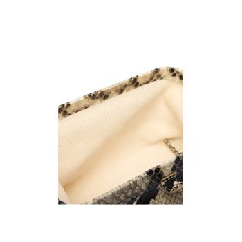 Geanta dama -  piele naturala - bej - One Size INTL