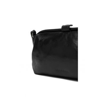 Geanta dama -  piele naturala - negru - One Size INTL