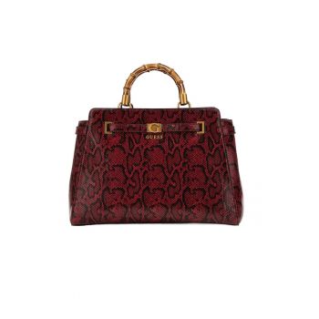 Geanta dama  Sibel HWKP95 - Rosu - 36 x 26 x 9 cm