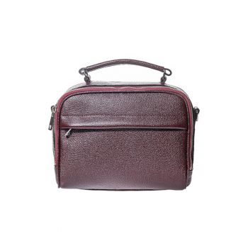 Geanta dama Sofia - piele naturala -  - 659875 - Bordeaux