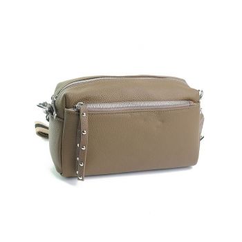 Geanta de dama, 99138, piele naturala, Apricot
