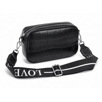 Geanta de dama, FB-59, piele naturala, Neagra