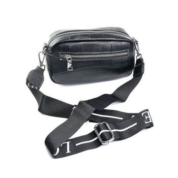 Geanta de dama, FB-59, piele naturala, Neagra