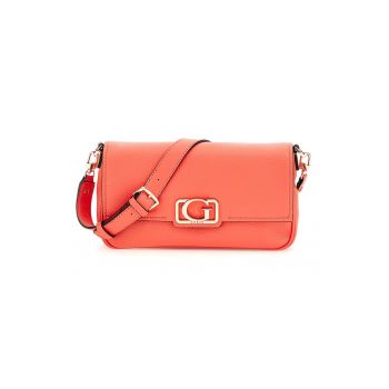 Geanta de umar cu clapa Circe - Coral