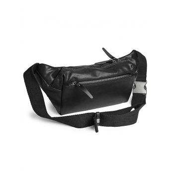 Geanta pentru barbati, 8801, piele naturala, Neagra