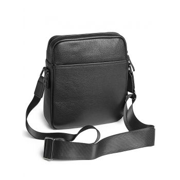 Geanta pentru barbati, 8826, piele naturala, Neagra