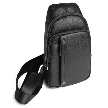 Geanta pentru barbati, 913, piele naturala, Neagra