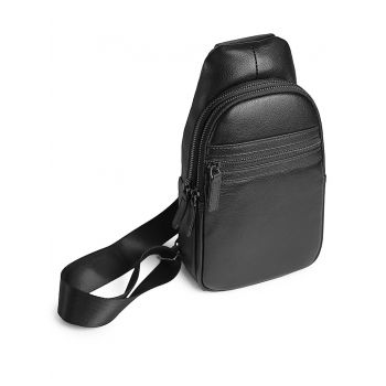 Geanta pentru barbati, 9138, piele naturala, Negru