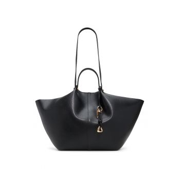 Geanta shopper de piele ecologica Marida - Negru