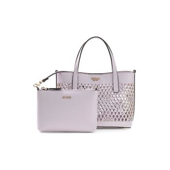 Geanta shopper mini cu etui Letty - Lila