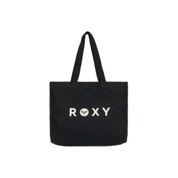 Geanta tote Go For It - Negru/Alb murdar