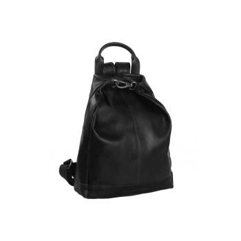 Rucsac dama piele naturala - 8.6 litri - Saar - - Negru