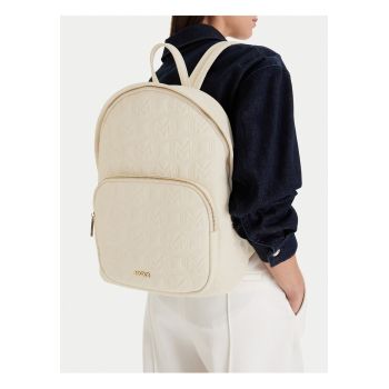 Rucsac fashion dama -  bej - One Size INTL - design modern - material sintetic
