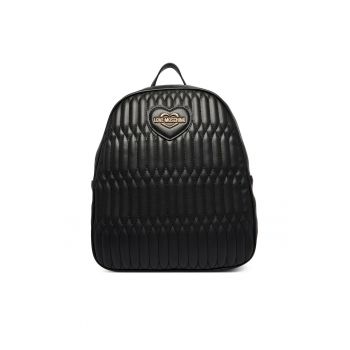 Rucsac fashion dama -  piele ecologica - negru - One Size INTL