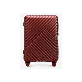 Set trolere  polikarbon - roz - 56-3P-841 - 56-3P-842 - 56-3P-843 - 100% polikarbon - 4 roti - sistem TSA
