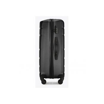Troler  Globe - ABS - 4 roti - negru - 55x35x23cm