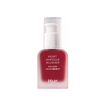 Fard de obraz lichid  Moist Ampoule Blusher - 20 ml - rosu rubiniu - hidratant - pentru toate tipurile de ten