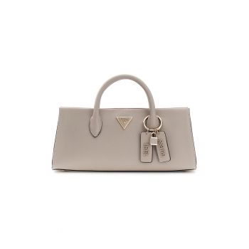 Geanta crossbody din piele ecologica cu bareta detasabila Noelle - Maro taupe deschis