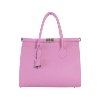 Geanta dama Allegra - piele naturala - - Roz